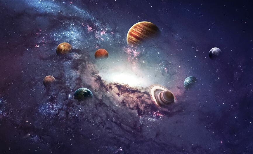 Картина на холсте Планетная система, арт hd2126501